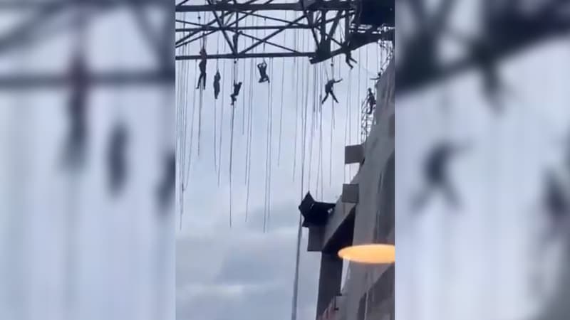 Brésil: des ouvriers suspendus à 140 mètres du sol après l’effondrement d’un échafaudage