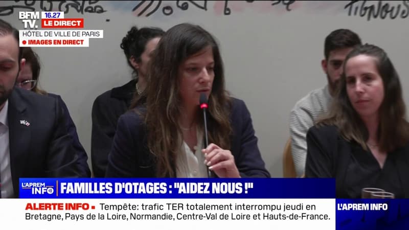 Familles d’otages israéliens à Paris: “Ce qui a été révélé publiquement c’est de ne pas donner la priorité absolue aux otages, c’est inadmissible selon moi”, réagit Sela Ayelet