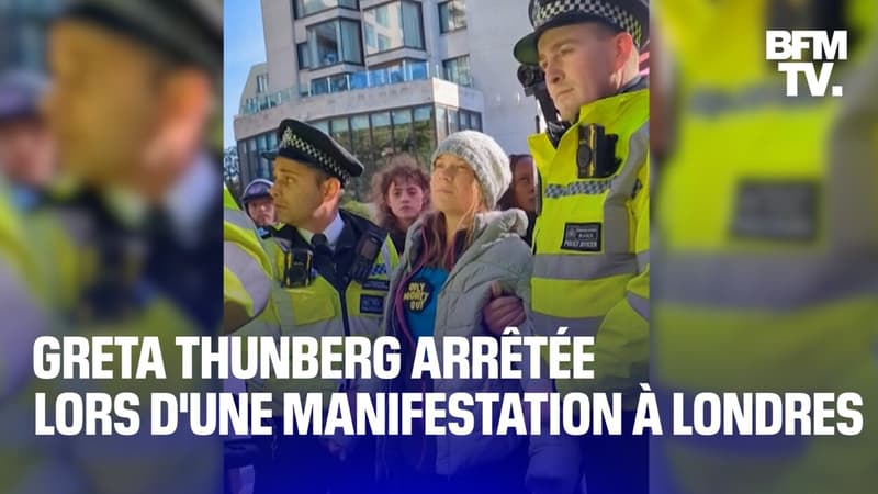 Greta Thunberg arrêtée lors d’une manifestation à Londres