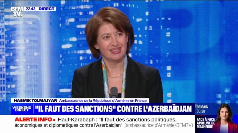 Haut-Karabagh: “Il n’y a pas un autre pays qui fait autant [que la France] pour soutenir l’Arménie”, affirme l’ambassadrice Hasmik Tolmajian