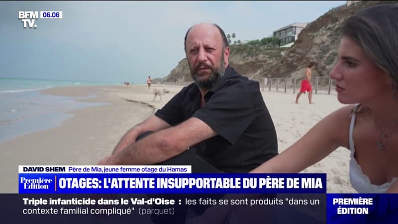 “Il faut que je garde l’espoir, sinon je vais devenir fou”: l’attente interminable du père de Mia, une Franco-israélienne otage du Hamas