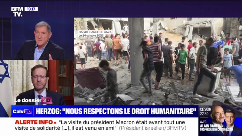 Isaac Herzog (président d’Israël): “Nous avons affaire au mal à l’état pur”