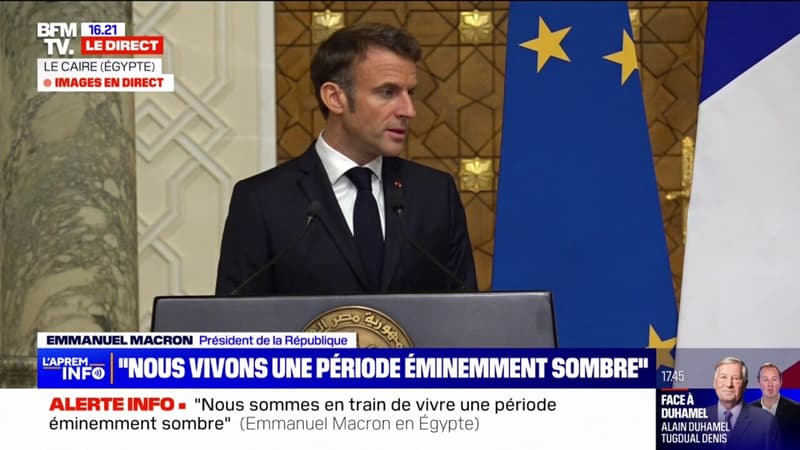 Israël/ Gaza: “La France ne pratique pas le double standard” affirme Emmanuel Macron