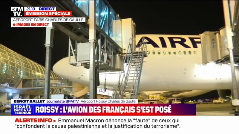 Israël: les premiers rapatriés français sont arrivés à l’aéroport de Roissy