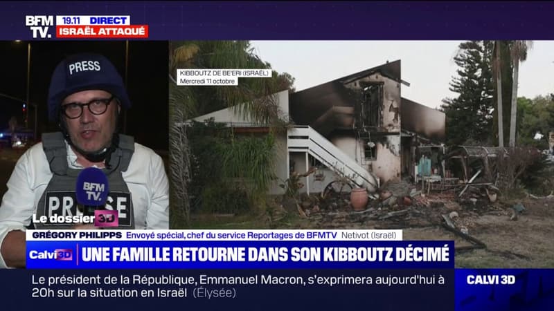 Israël: une famille retourne dans son kibboutz décimé à Beeri