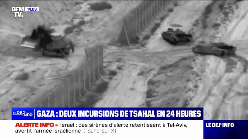 L’armée israélienne, Tsahal, a mené deux incursions  en 24 heures à Gaza