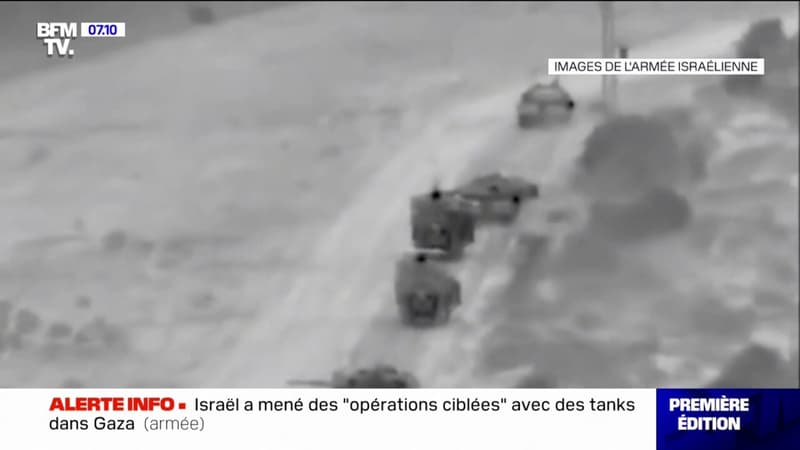 L’armée israélienne annonce avoir mené des “opérations ciblées” avec des tanks dans Gaza