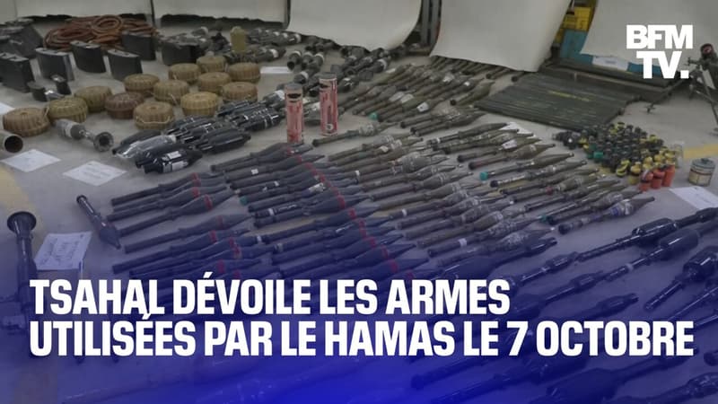 L’impressionnant arsenal du Hamas récupéré par l’armée israélienne après les attaques du 7 octobre