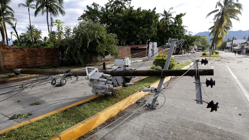 Mexique: le puissant ouragan Lidia fait au moins deux morts dans l’ouest du pays