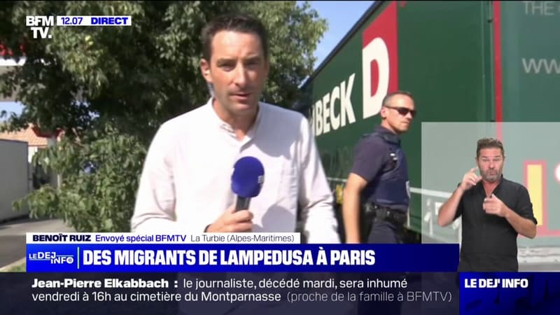 Lampedusa: certains migrants tentent de traverser la frontière dans des camions