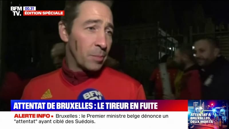 “Les gens étaient calmes et disciplinés”: La réaction des supporters belges à leur sortie du stade du Roi Baudouin, où ils ont été retenus après l’attentat de Bruxelles