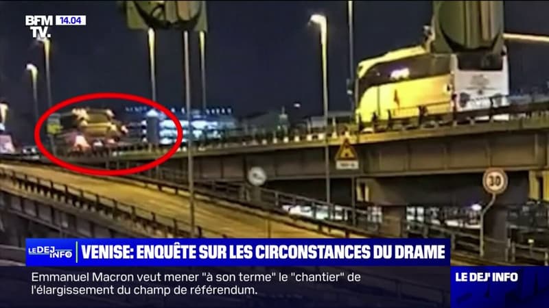 Les images impressionnantes de l’accident de bus à Venise qui a fait 21 morts