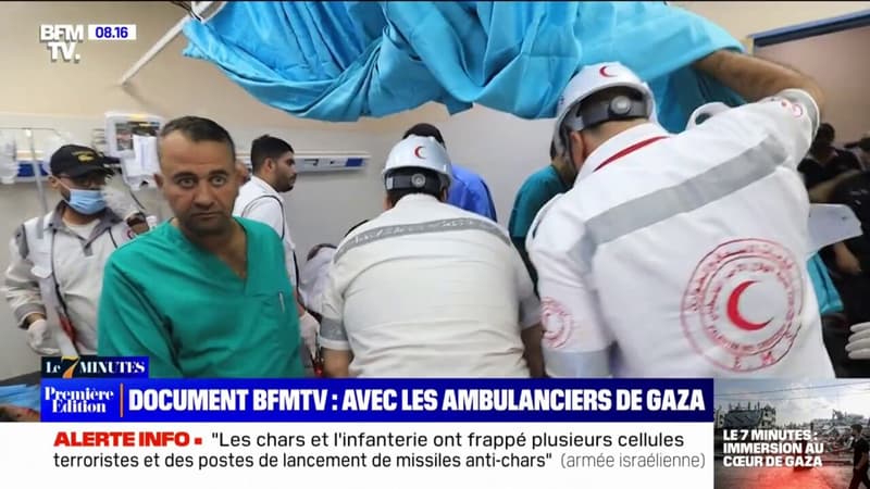 “On ne peut pas se permettre de se reposer”: au cœur de Gaza bombardée avec un ambulancier