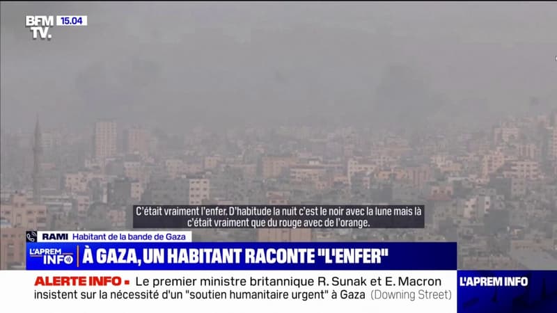 “On s’est rendu compte que l’enfer a commencé”: à Gaza, un habitant raconte la situation sur place