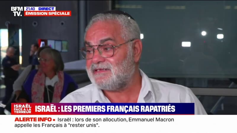 “Partir était nécessaire”: Le témoignage d’un Français rapatrié d’Israël à son arrivée à l’aéroport de Roissy