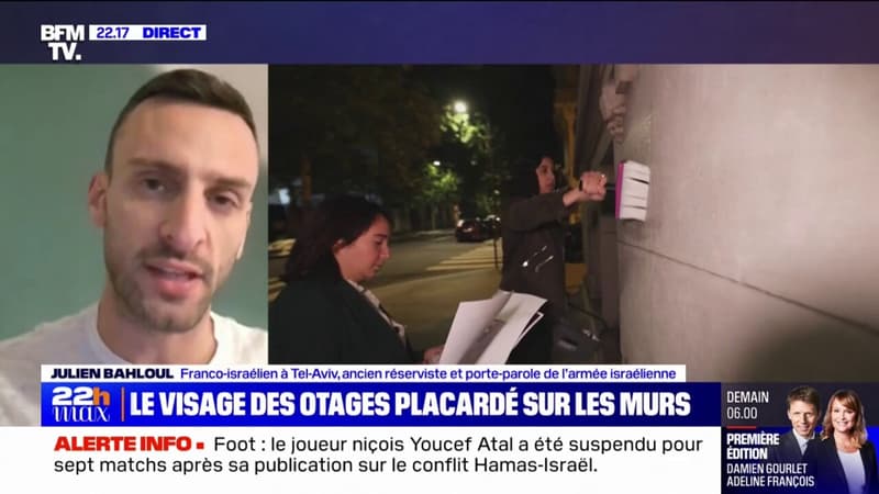 Portraits d’otages arrachés: “On parle de civils, pas d’objectifs militaires, le sujet ne devrait pas faire débat”, pour Julien Bahloul (ancien porte-parole de l’armée israélienne)