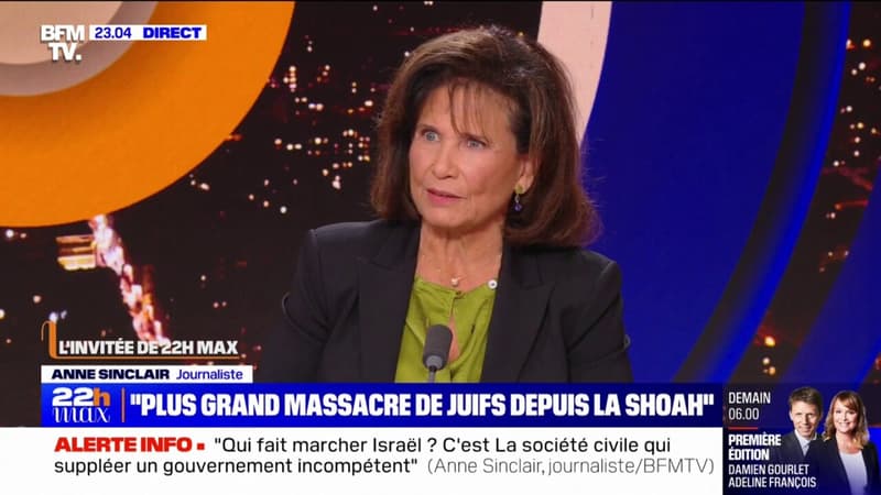 Pour Anne Sinclair, “Benjamin Netanyahu et ses alliés sont des suprémacistes radicaux et extrémistes” dont la politique a été une “faillite absolue”