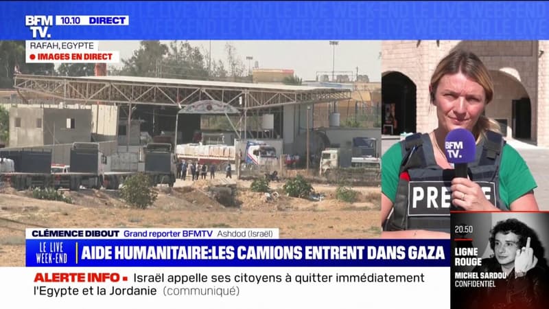Routes peu praticables, relations instables… L’acheminement de l’aide humanitaire compliquée entre l’Égypte et Gaza