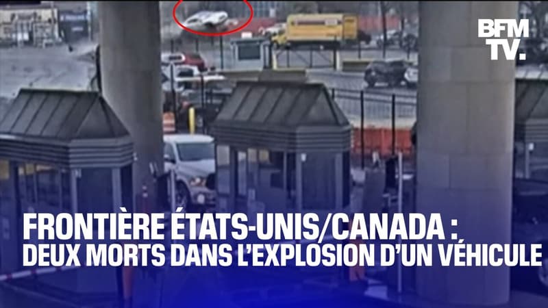 Deux morts dans l’explosion d’un véhicule à la frontière entre les États-Unis et le Canada