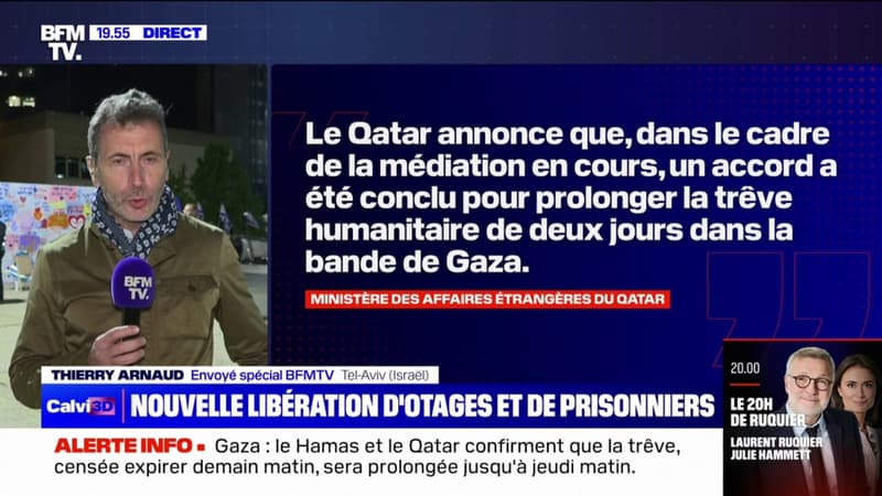 Gaza: la trêve entre Israël et le Hamas va être prolongée jusqu’à jeudi matin selon le Qatar et le mouvement islamiste palestinien