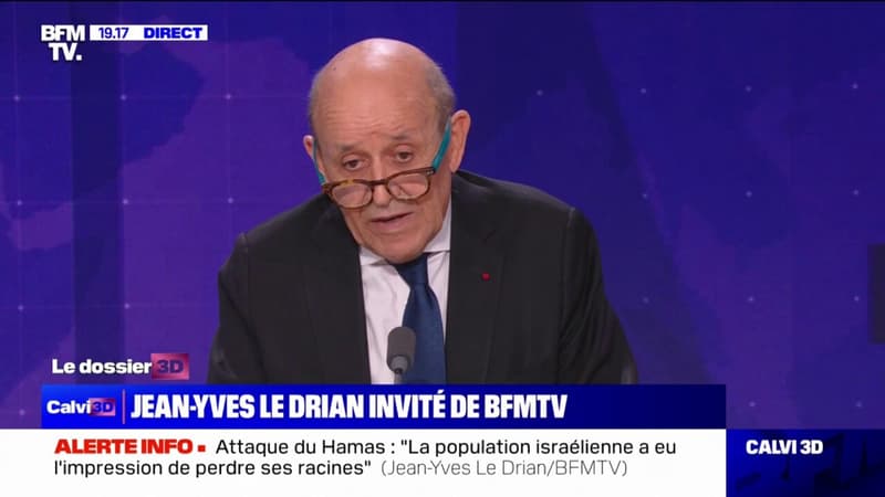 Israël/Hamas: “À l’heure actuelle, le grand gagnant de l’histoire, c’est l’Iran”, estime Jean-Yves Le Drian