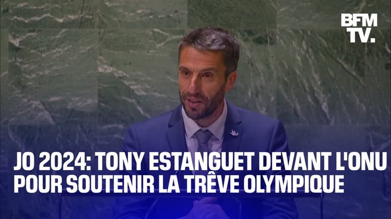 JO de Paris 2024: Tony Estanguet rappelle devant l’ONU l’importance de la trêve olympique