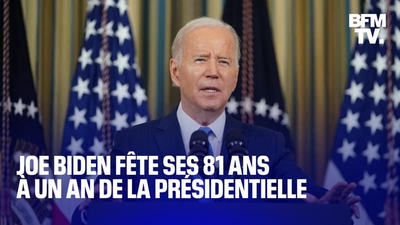 Joe Biden fête ses 81 ans: l’âge du président américain est-il un point faible à un an de la présidentielle?