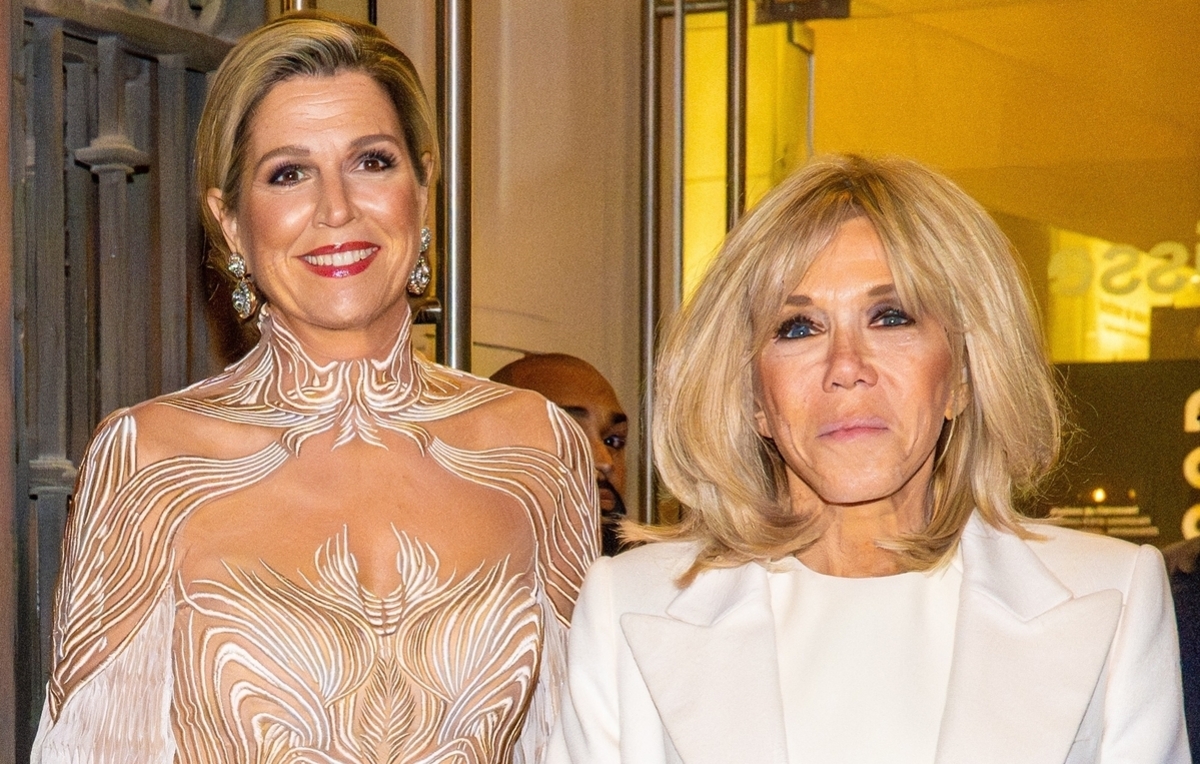 Brigitte Macron en retrait : ce look sage éclipsé par la robe sensationnelle de Máxima des Pays-Bas à Paris