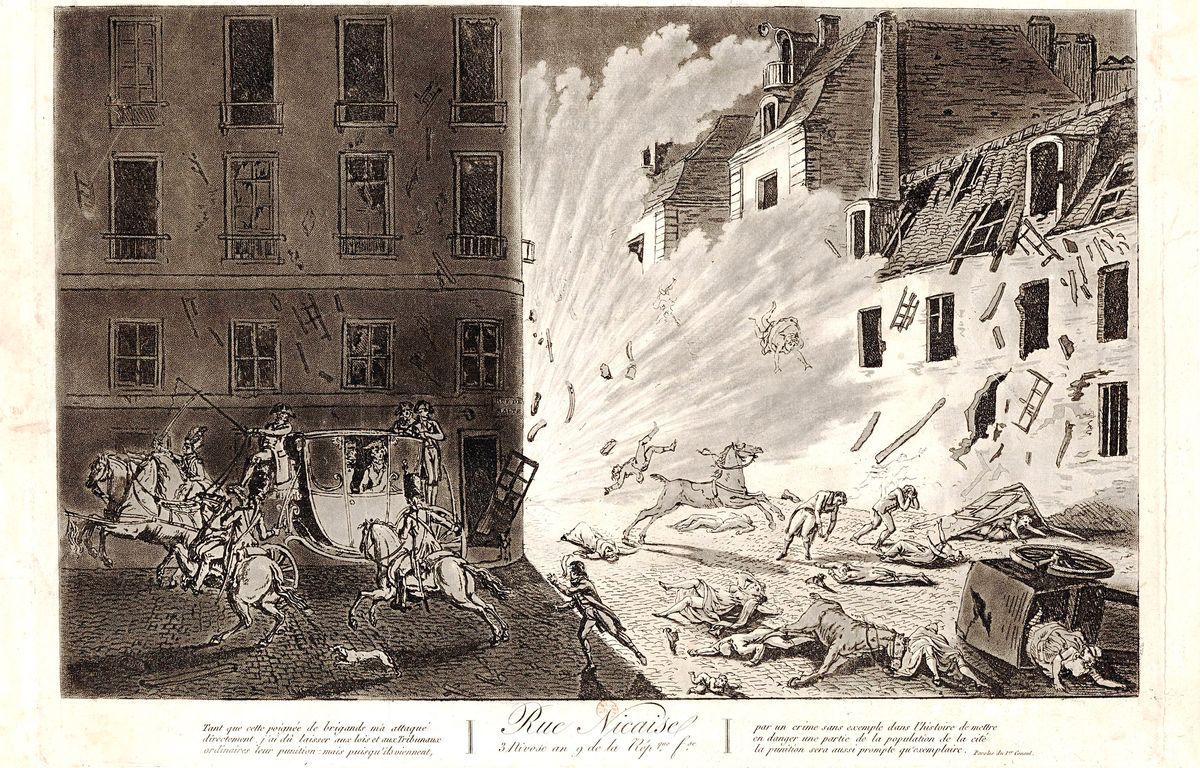 Le 24 décembre 1800, Napoléon échappe à la « machine infernale »
