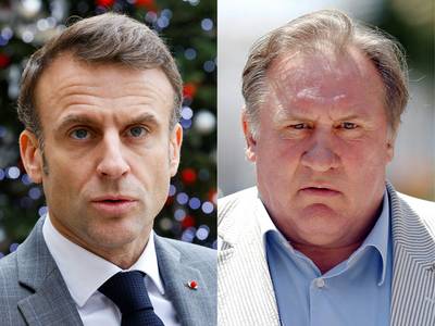 Macron prend la défense de Gérard Depardieu: “Il rend fier la France”