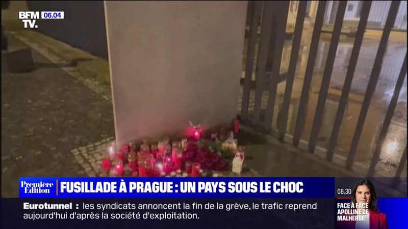 Après la fusillade à Prague, le pays sous le choc
