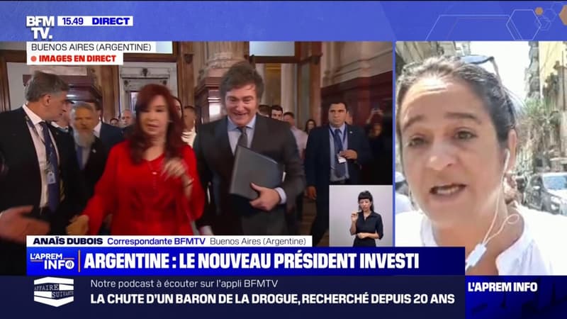 Argentine: le nouveau président Javier Milei investi