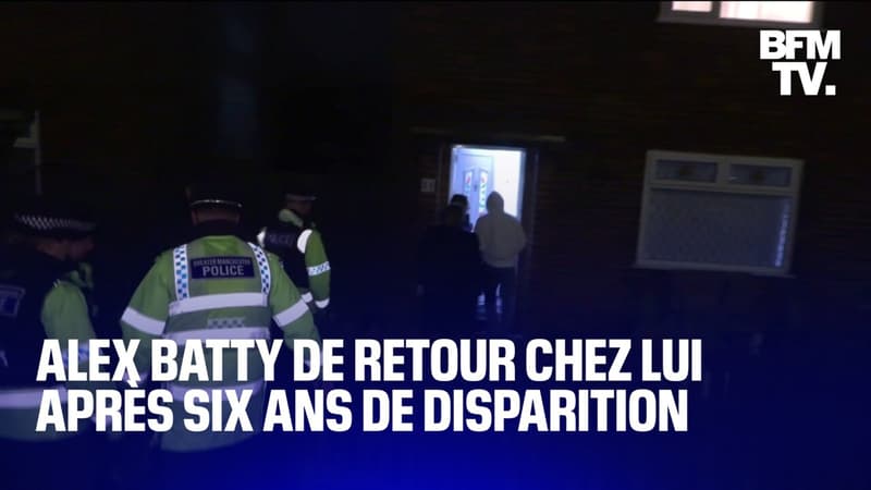 DOCUMENT BFMTV – Les images exclusives du retour au Royaume-Uni d’Alex Batty, après six ans de disparition