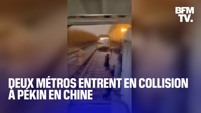Deux métros sont entrés en collision à Pékin et fait 102 blessés
