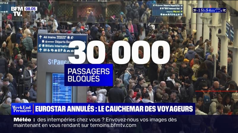Eurostar: le cauchemar de milliers de voyageurs après l’annulation de 41 trains