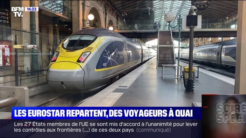 Eurostar: le trafic a repris mais des voyageurs sont toujours dans l’incertitude