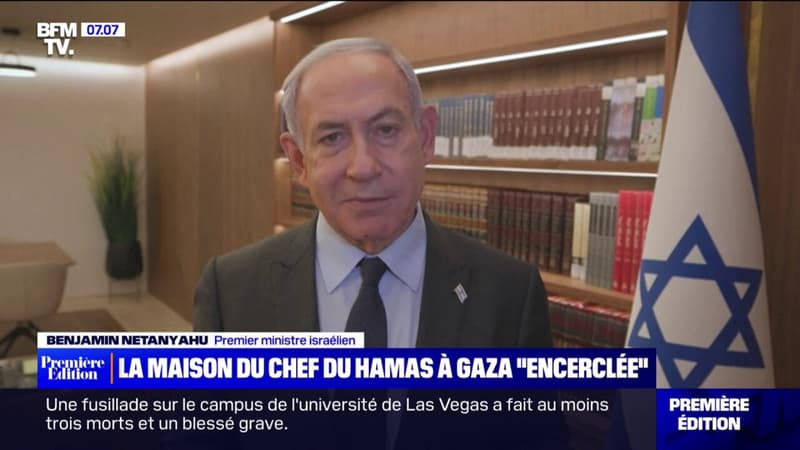 Gaza: Benjamin Netanyahu affirme que la maison du chef du Hamas est “encerclée” à Khan Younès