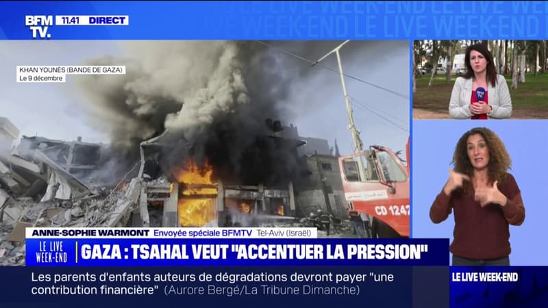 Gaza: l’armée israélienne confirme des frappes sur Khan Younès