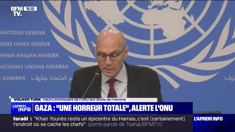 Guerre Israël/Hamas: “Les Palestiniens de Gaza vivent dans l’horreur la plus totale” selon Volker Türk, le Haut-commissaire de l’ONU aux droits de l’Homme