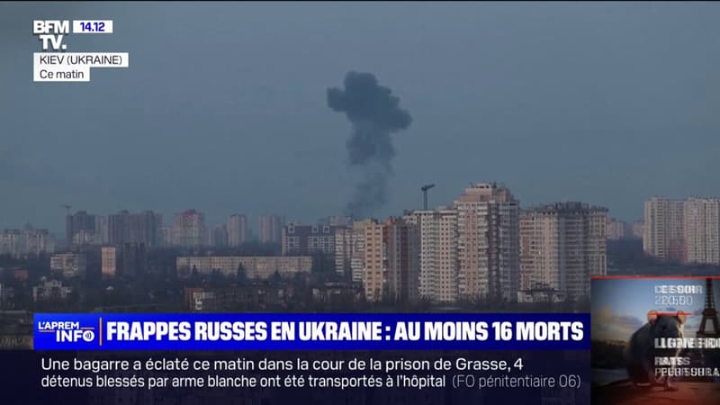 Guerre en Ukraine: au moins 16 morts et 67 blessés après une vaste série de frappes russes