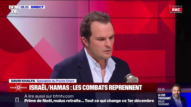 Israël/Hamas: “La trêve, par définition, c’est très fragile”, affirme David Khalfa, spécialiste du Proche-Orient