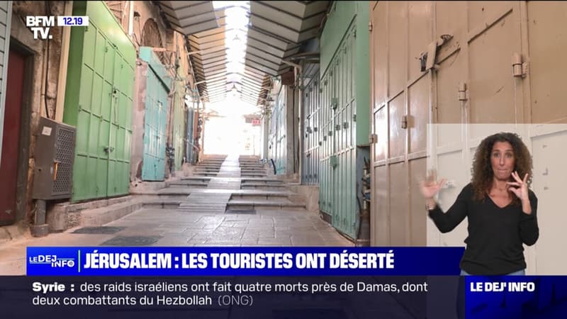 Jérusalem: depuis les attaques du 7 octobre et l’offensive lancée par Tsahal, les touristes se font rares