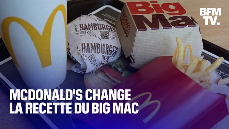 McDonald’s modifie la recette du Big Mac: voici ce qui va changer