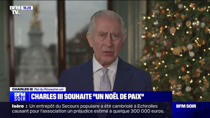 Noël: Charles III souhaite “un Noël de paix”