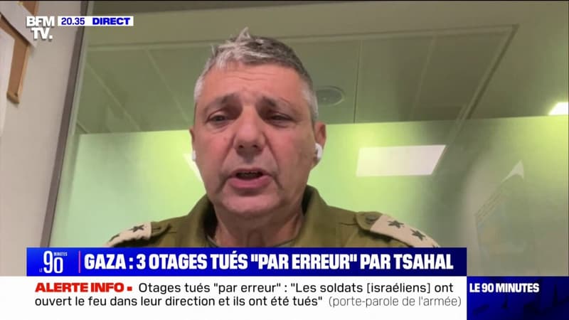 Otages israéliens tués par Tsahal: “Nous en prenons l’entière responsabilité”, affirme Olivier Rafowicz (porte-parole de l’armée israélienne)