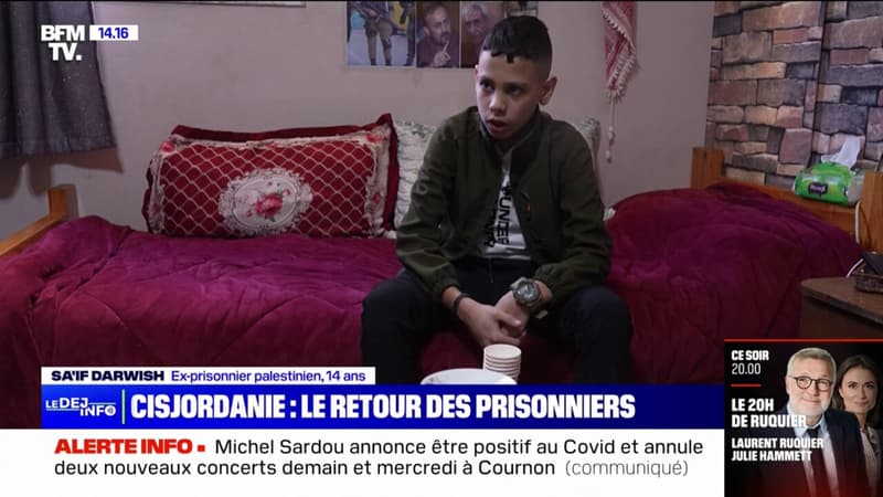Saif, 14 ans, est le plus jeune prisonnier palestinien libéré dans le cadre de l’accord entre Israël et le Hamas