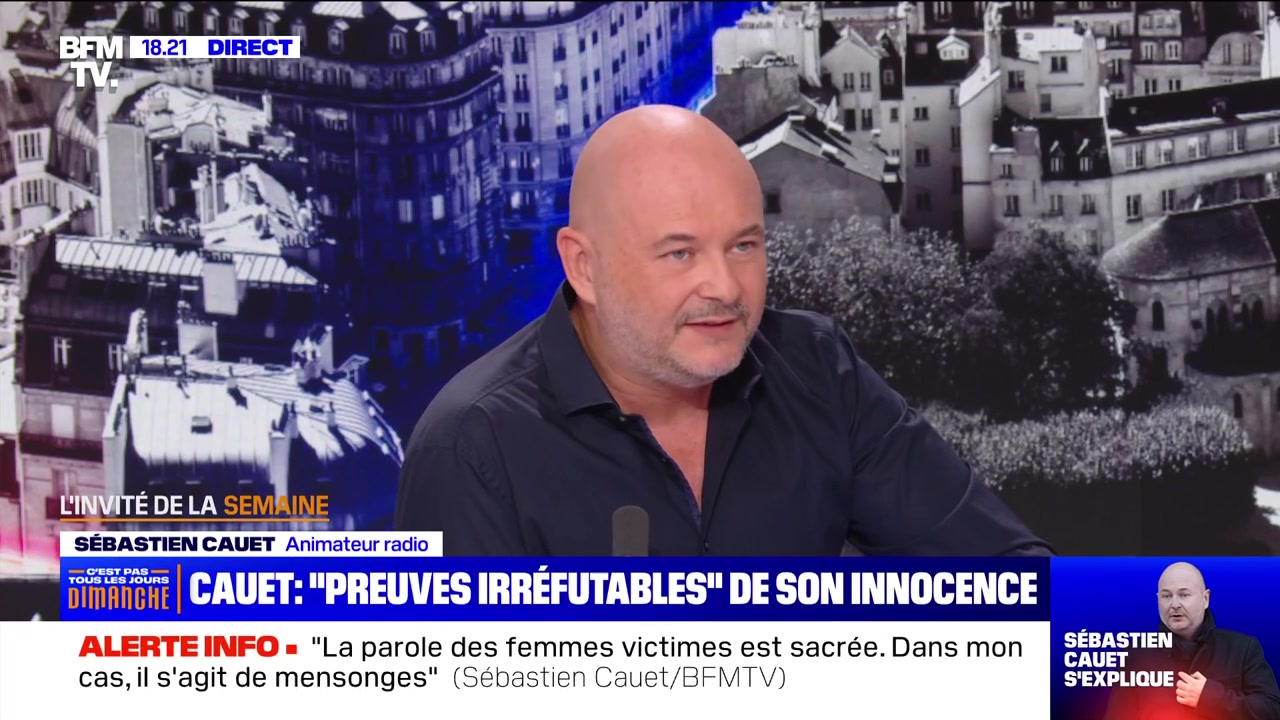 “Quelqu'un qui dit des mensonges” : accusé de viols, Cauet réagit vivement au témoignage d'une des plaignantes