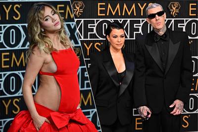 Suki Waterhouse et son ventre arrondi, Kourtney Kardashian et Travis assortis: les tenues les plus marquantes des Emmy Awards