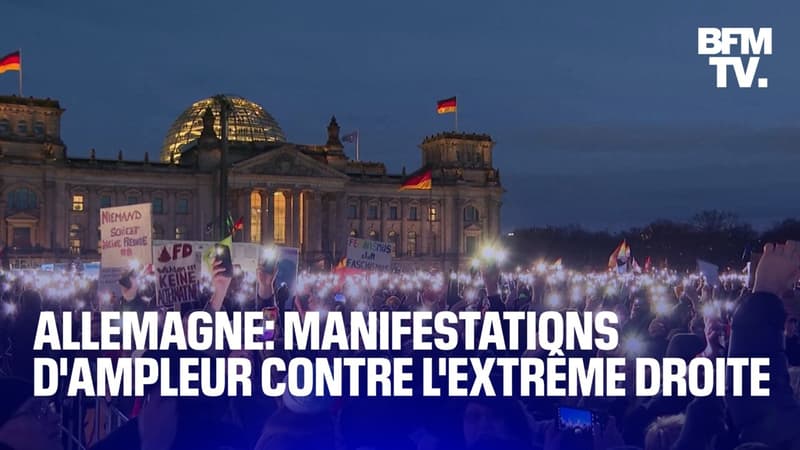 Allemagne: les images d’une mobilisation d’ampleur contre l’extrême droite dans tout le pays