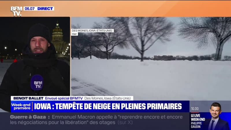 États-Unis: une tempête de neige dans l’Iowa perturbe la primaire républicaine